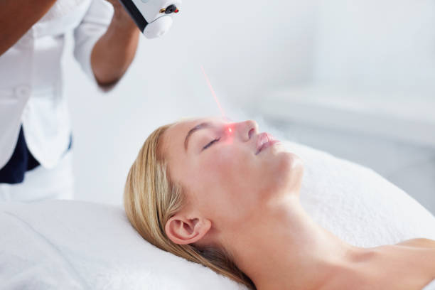 istock Woman undergoing local cryotherapy at spa 518909410