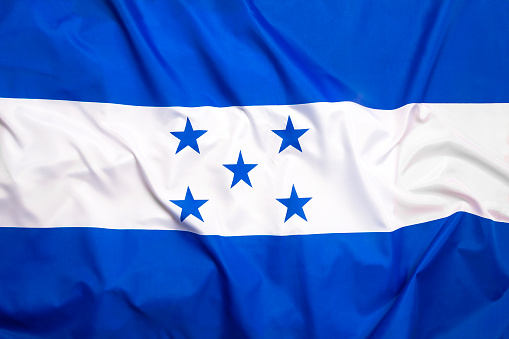 Flag of Honduras as a background