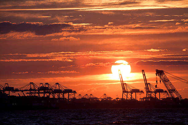 istock Sunset view from Louis Valentino Junior Park 518911661