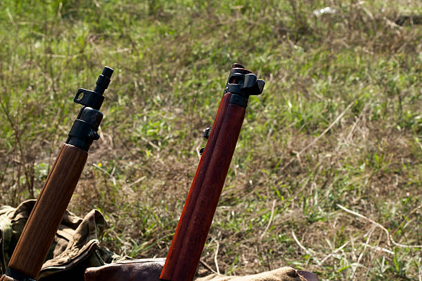 istock Military rifles of World War II 518911772