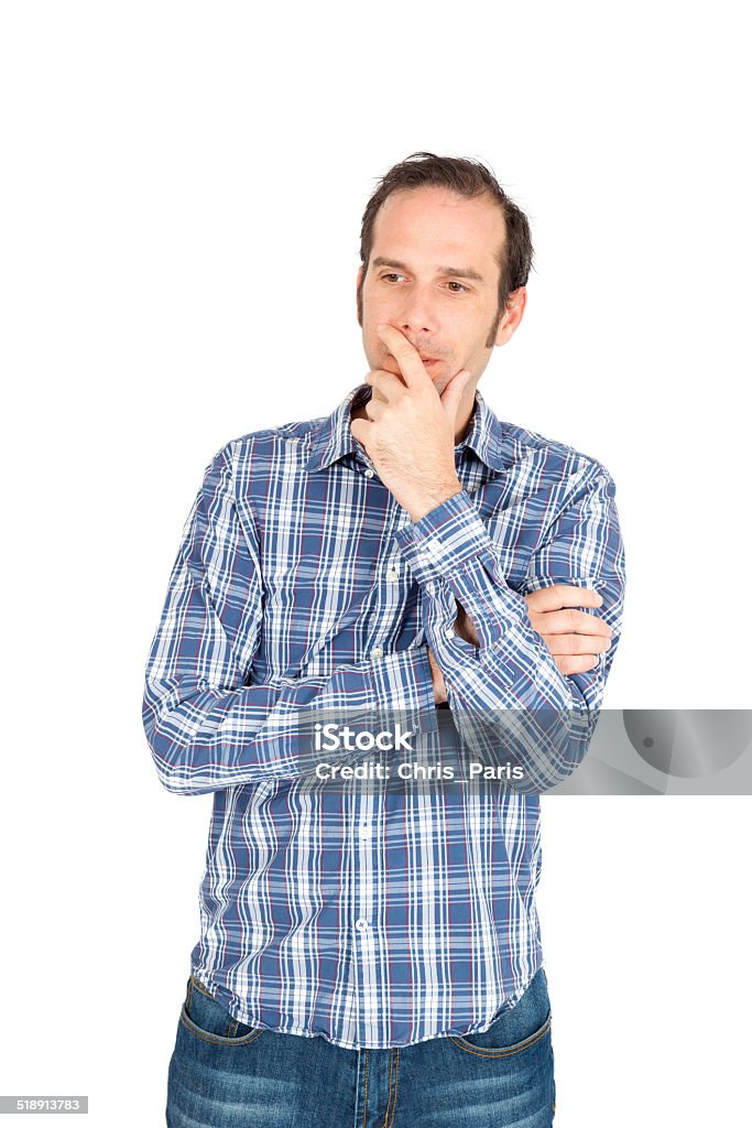 Handsome man doing different expressions in different sets of clothes Handsome man doing different expressions in different sets of clothes: thinking 30-34 Years Stock Photo