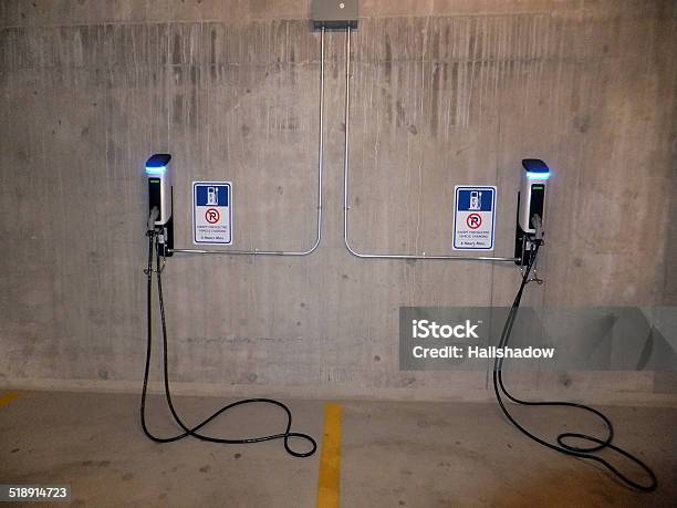 Electric Car Charging Station Stock Photo - Download Image Now - Alternative Fuel Vehicle, Battery, Battery Charger