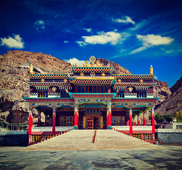 istock Buddhist monastery in Kaza, Spiti Valley 518925959