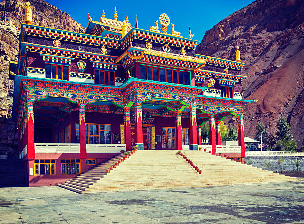 istock Buddhist monastery in Kaza, Spiti Valley 518925961