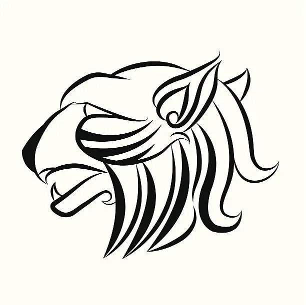 Vector illustration of Lion