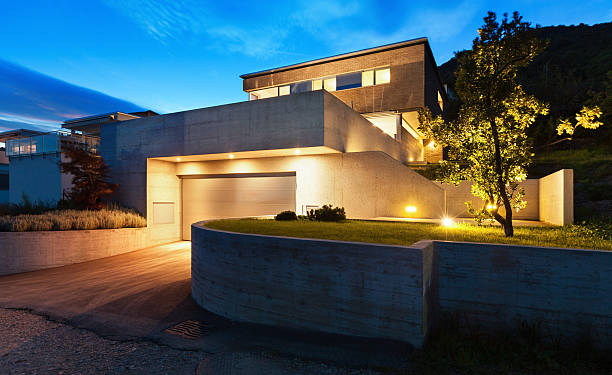 Architecture modern design, house stock photo