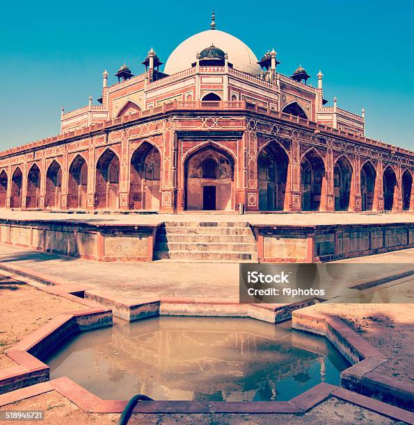 Humayuns Tomb Delhi India Stock Photo - Download Image Now - Ancient, Architecture, Auto Post Production Filter