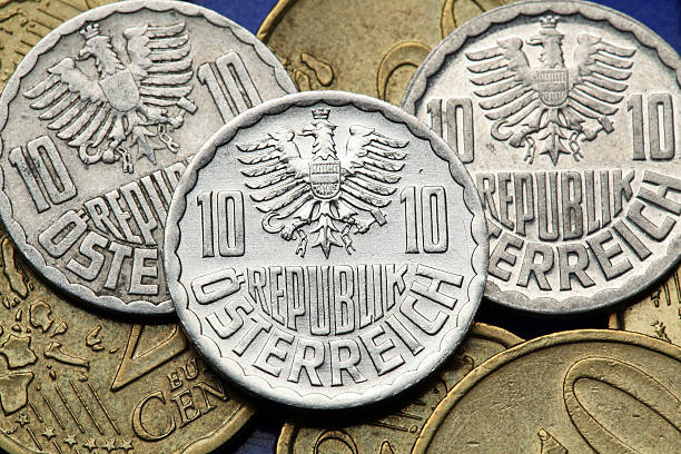 istock Coins of Austria 518946209