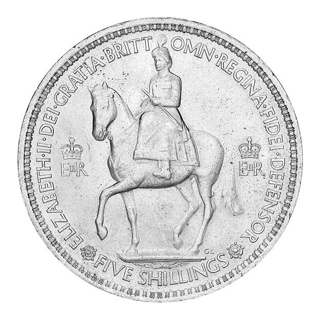 istock Old English Five Shilling Piece 518946653