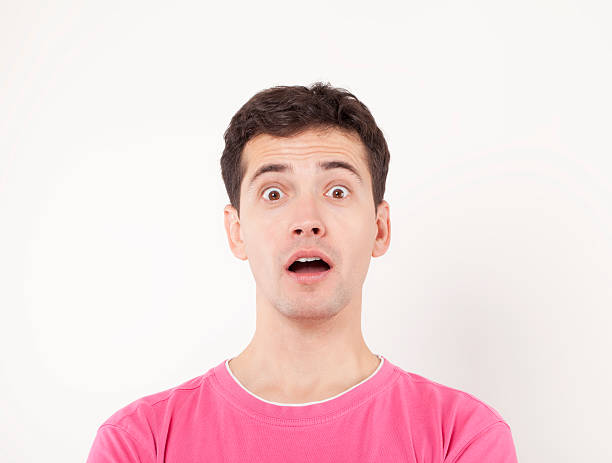 istock Surprised Young Man Portrait. 518949375