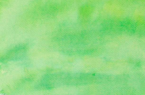 istock green watercolor painted background 518950006