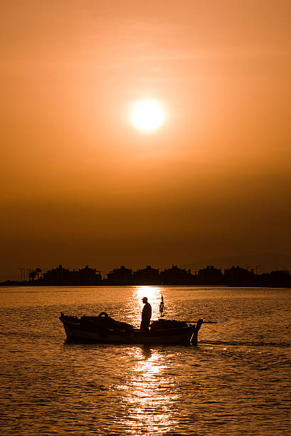 istock Boat on the sea. 518950018