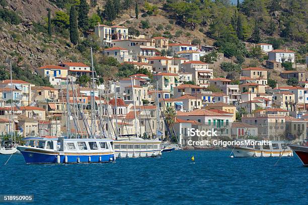 Poros Island Stock Photo - Download Image Now - Cityscape, Greece, Greek Culture