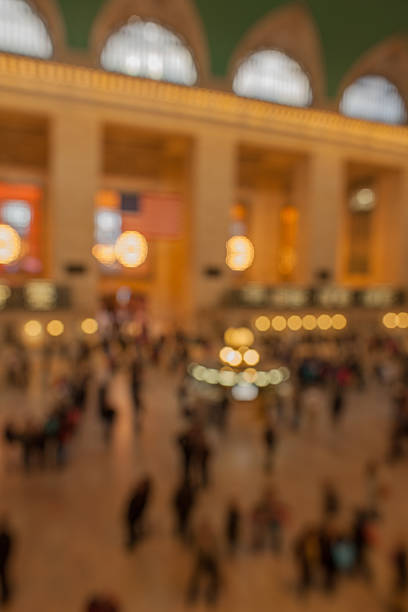 istock Defocused and toned Grand Central Terminal in New York 518953288