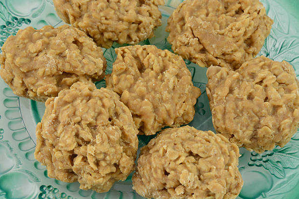 istock Peanut butter oatmeal snack 518954168