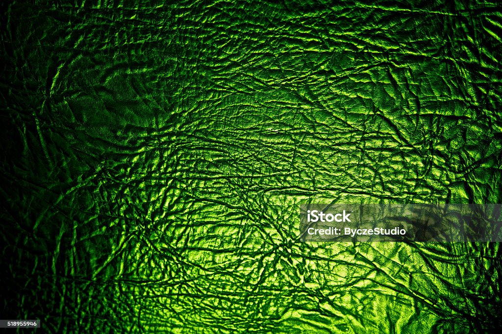 Green Leather Fabric Texture Pattern Background Alien Skin Dinosaur Reptile Animal Stock Photo