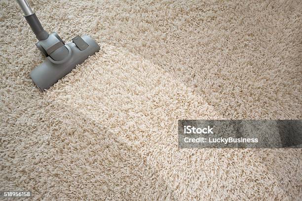 Vacuuming Rough Carpet With Vacuum Cleaner Stock Photo - Download Image Now - Carpet - Decor, Cleaning, Vacuum Cleaner