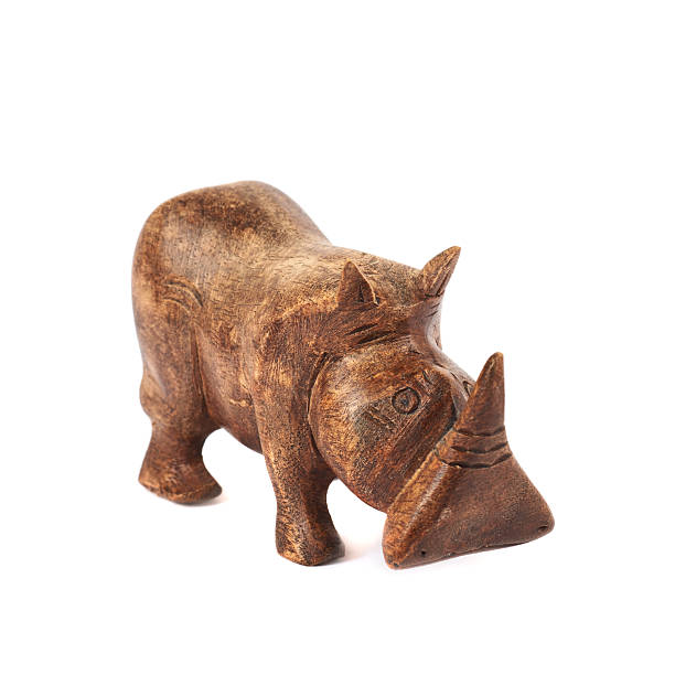 istock Rhinoceros rhino sculpture isolated 518956600