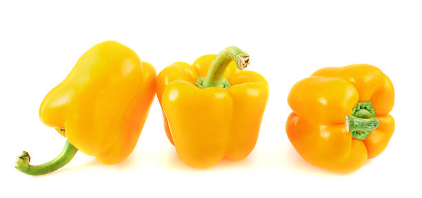 istock Sweet orange bell pepper isolated 518963388