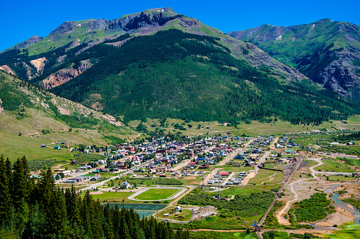 Silverton The Country Western Town of Colorado surrounded by Mountains