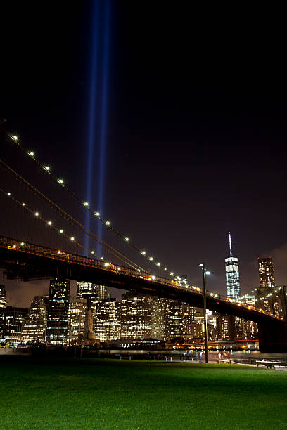 istock Brooklyn Bridge with The Tribute in Light 518981739