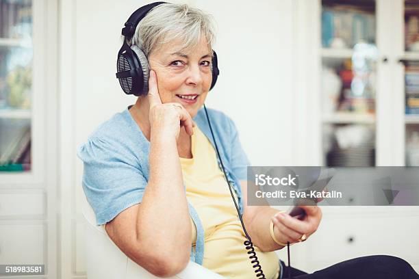 Senior Woman At Home Stock Photo - Download Image Now - 60-69 Years, 70-79 Years, Active Seniors