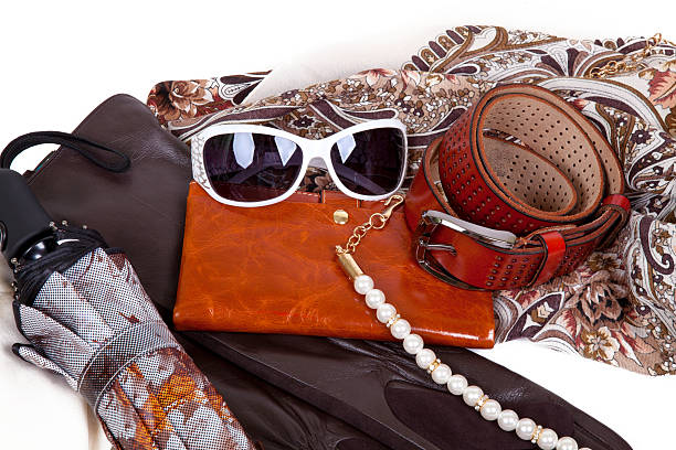istock Women's leather accessories autumn. a bag 519005342