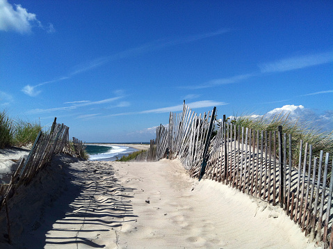 Path in Dunes - Napatree Point, Westerly, Rhode Island