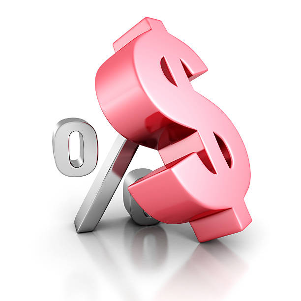 istock Finance Concept Dollar Currency And Percent Symbols 519014006