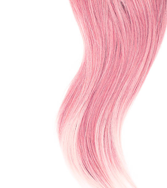 istock Hair fragment over the white 519014518