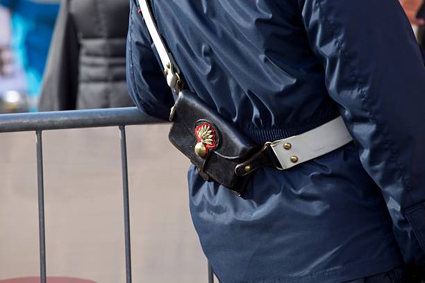 istock Bandolier of italian policeman 519028279