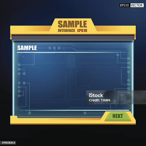 Computer Panel Illustration Machine Panel Stock Illustration - Download Image Now - Box - Container ...