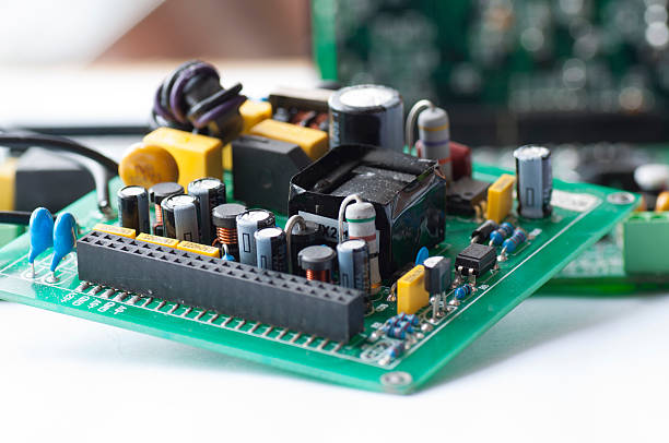 istock macro shot of the back side of a circuit board 519029481