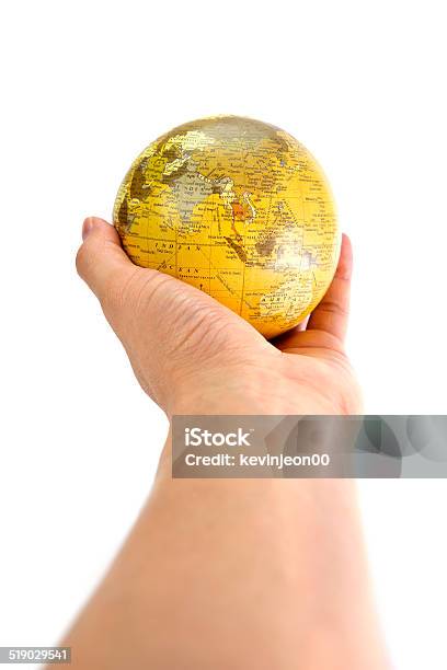 Globeholding Earth Stock Photo - Download Image Now - Antique, Atlantic Ocean, Business