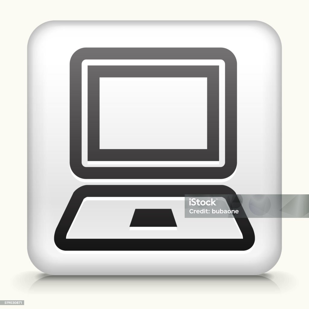 Square Button Computer Interface Square Button With Computer Royalty Free Vector Art Stock Illustration ...