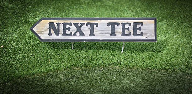 istock Wooden golf sign 519031291