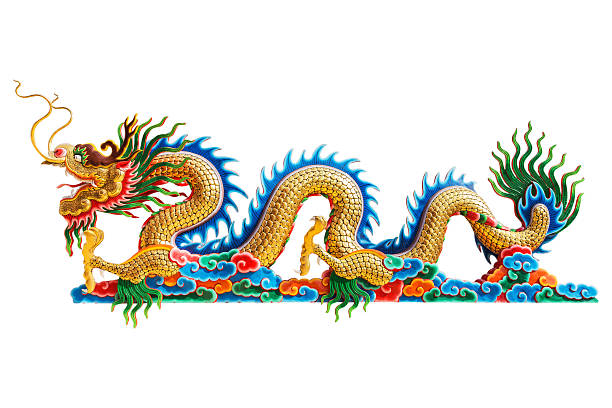 istock colorful chinese dragon statue 519036846