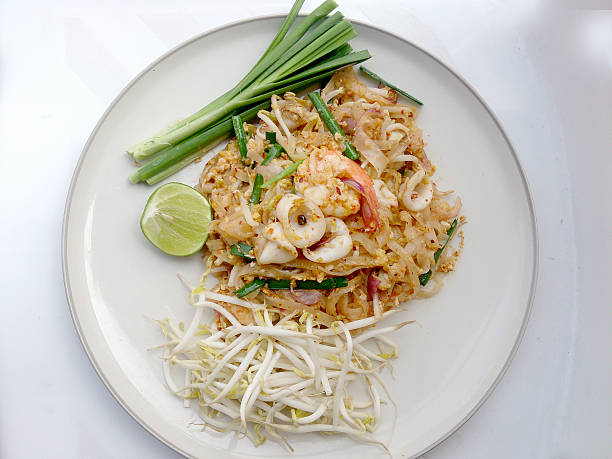 istock Thai style noodles. Thailand's national dishes 519044846