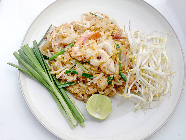 istock Thai style noodles. Thailand's national dishes 519045158