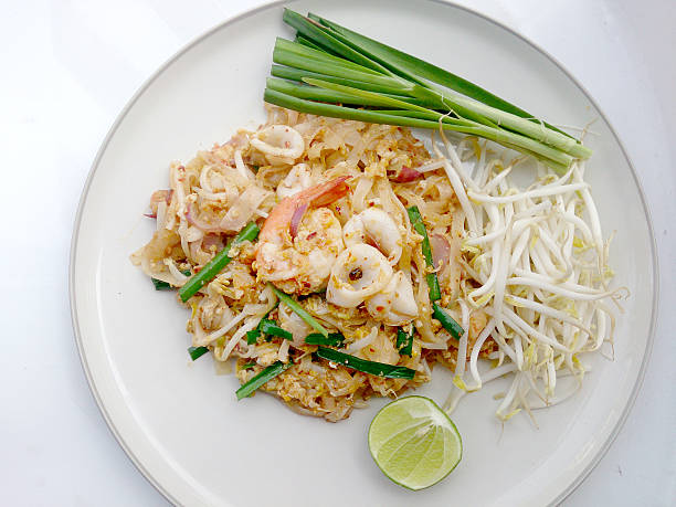 istock Thai style noodles. Thailand's national dishes 519046116