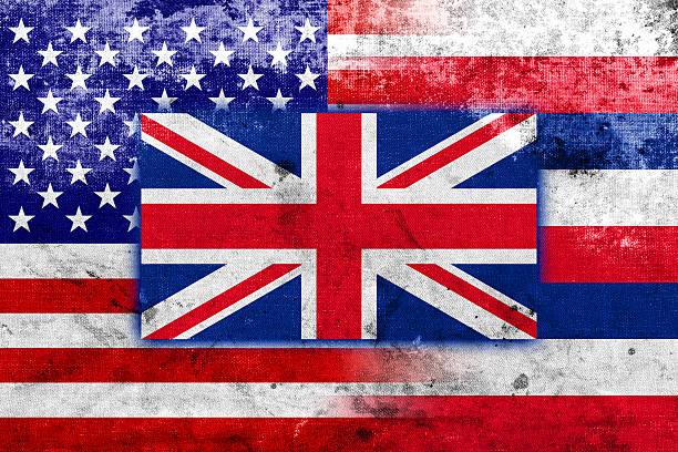 istock Grunge USA and Hawaii State Flag 519047305