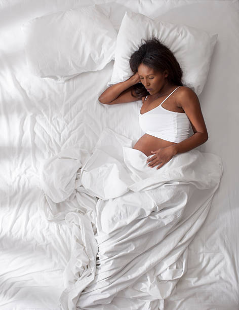 istock Pregnant woman sleeping. 519050132