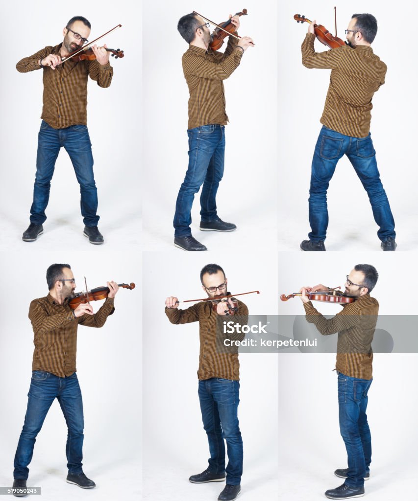 Violinist The guy playing the violin Adult Stock Photo