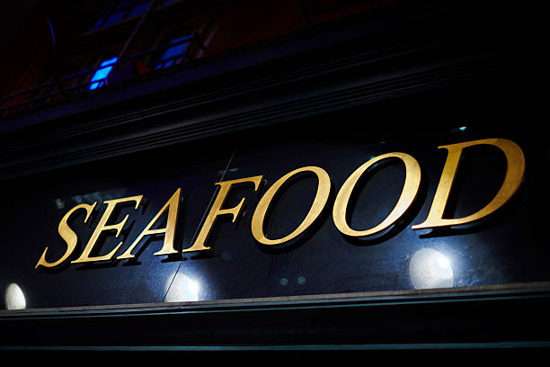 istock Sea Food sign 519050753