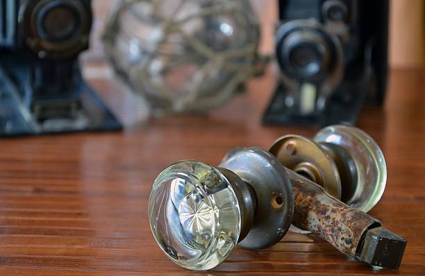 istock Vintage Glass Door Knob 519051501