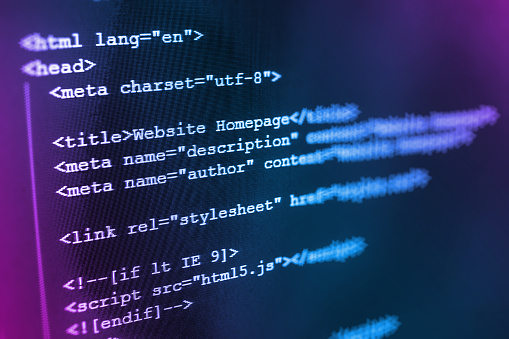 Computer Source Code Programmer Script Developer Stock Photo - Download ...