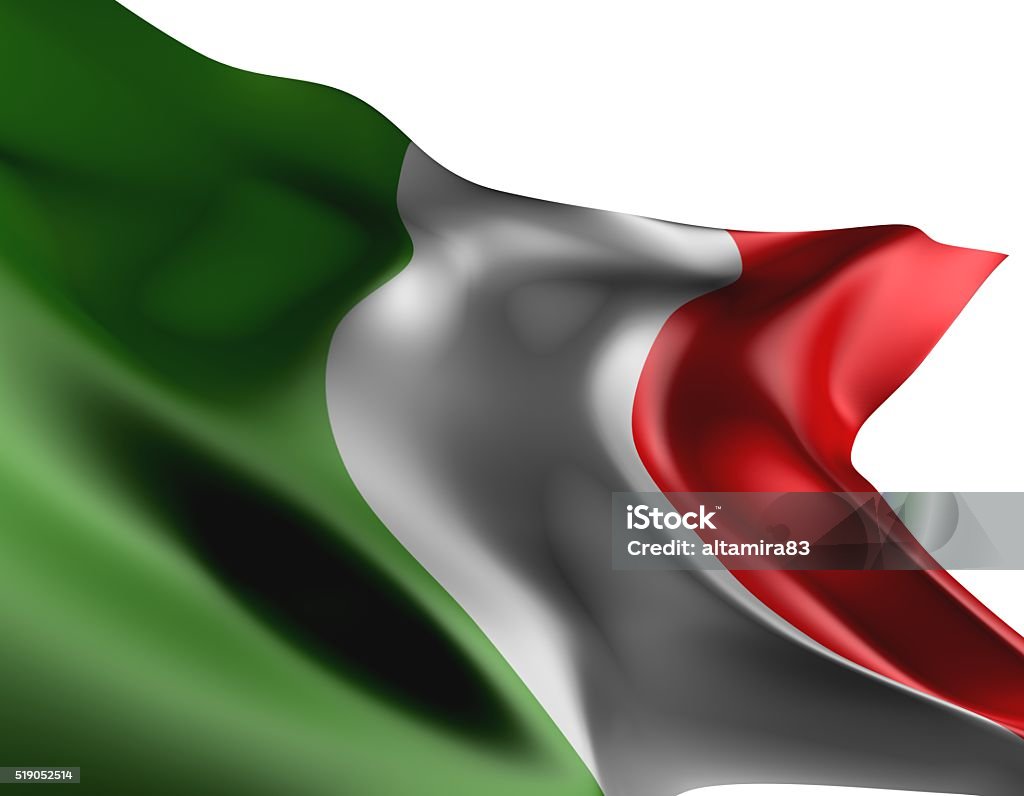 Bendera Italia Foto Stok - Unduh Gambar Sekarang - Bendera - Simbol