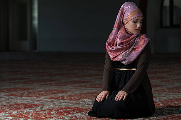 istock Woman Prayer At Mosque 519053389