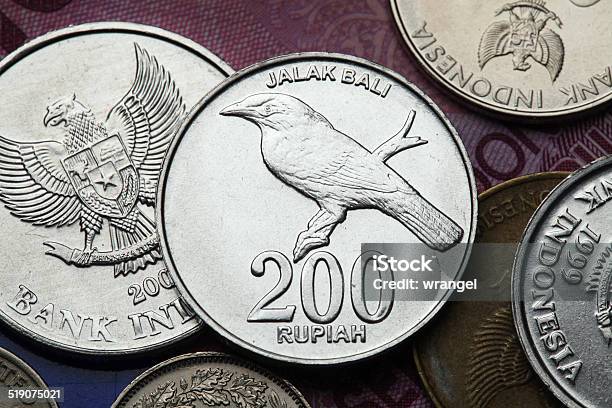 Coins Of Indonesia Stock Photo - Download Image Now - Bali, Bird, Circa 3rd Century