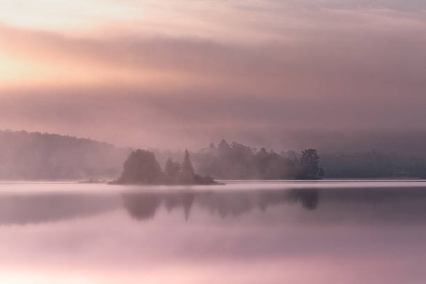 istock Canada Nature Scene, Lakeside, Forest, Sky and Clouds 519076199